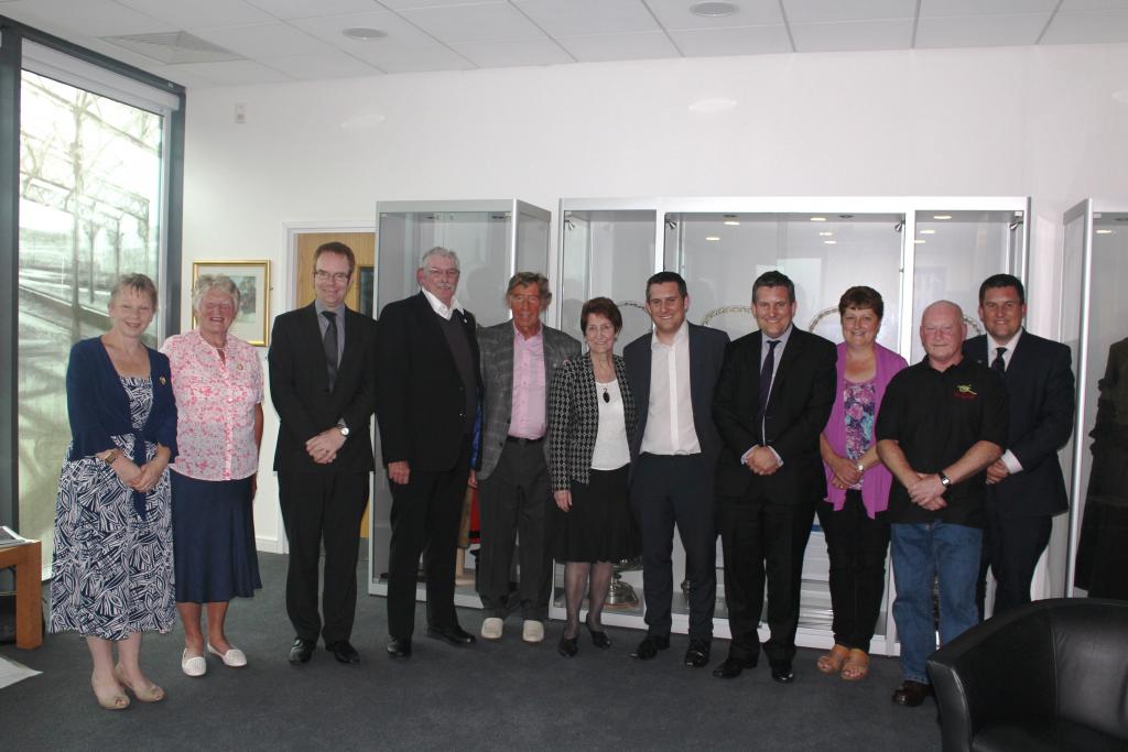 Elected Mayor Norma Redfearn with the residents who took part in the event