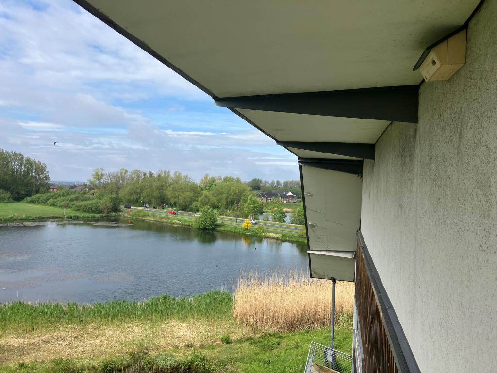 Swift box at Lakeside Centre Killingworth