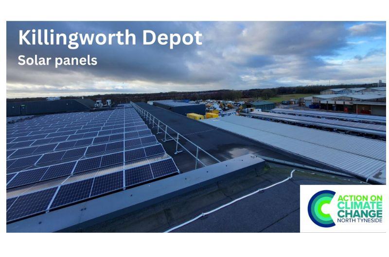 Killingworth site solar panels