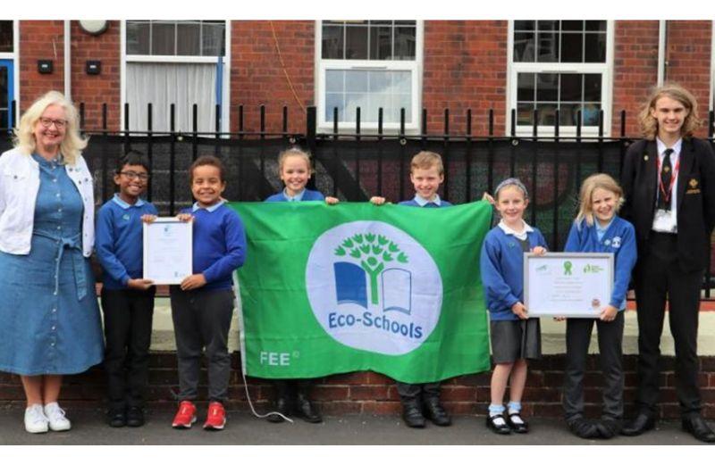 Rockcliffe First School eco flag