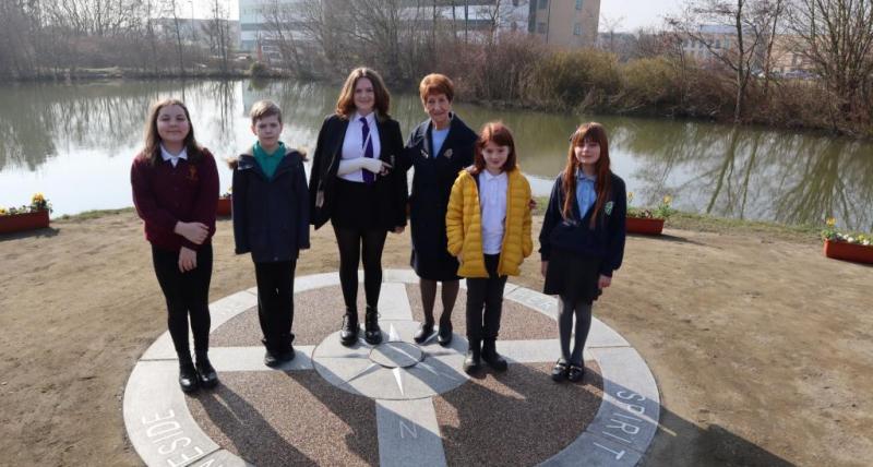 North Tyneside Elected Mayor with young carers and Young Mayor